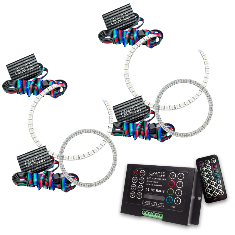 Lexus RX 350 Headlight Halo Kit - ORACLE Lighting - ColorSHIFT w/ 2.0 Controller - `10-`12 Lexus RX 350 Headlight Halo Kit - ORACLE Lighting - ColorSHIFT w/ 2.0 Controller - `10-`12